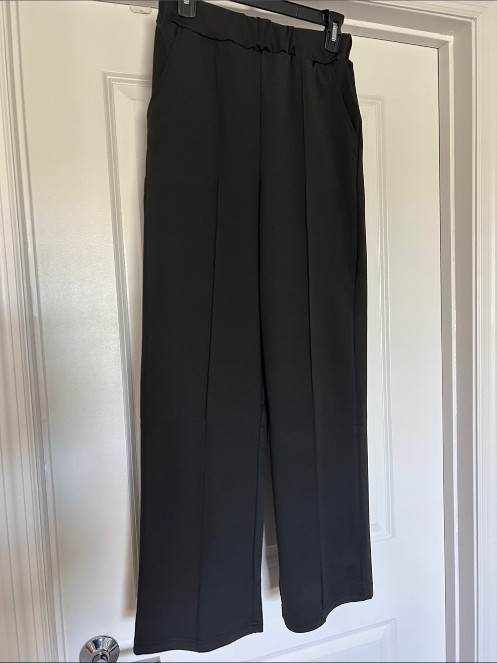 Black Women’s Pull-On Wide Leg Pants